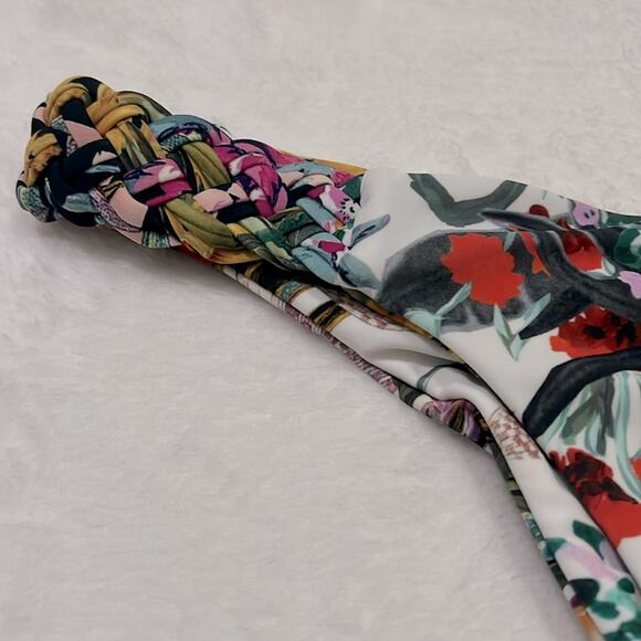 Christian Lacroix Bikini Bottom Cheeky Thong Bathing Suit Swiminista Tropical - Picture 3 of 8